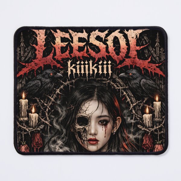 Item preview, Leesol Kiiikiii Delulu Pack Fanmade Merch - Dark Skeletal Beauty Aesthetic designed and sold by Valereekmerch.