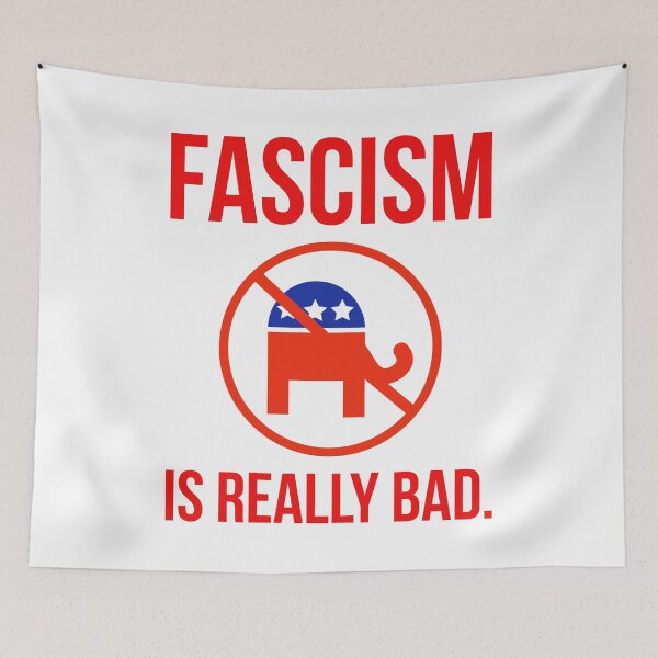 Item preview, Fascism is really bad. designed and sold by Rachel the Artist .