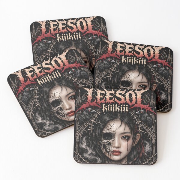 Item preview, Leesol Kiiikiii Delulu Pack Fanmade Merch - Dark Skeletal Beauty Aesthetic designed and sold by Valereekmerch.