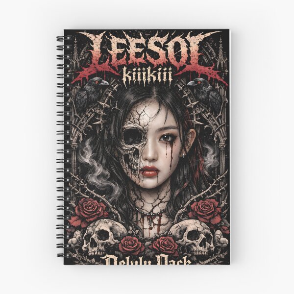 Item preview, Leesol Kiiikiii Delulu Pack Fanmade Merch - Dark Skeletal Beauty Aesthetic designed and sold by Valereekmerch.
