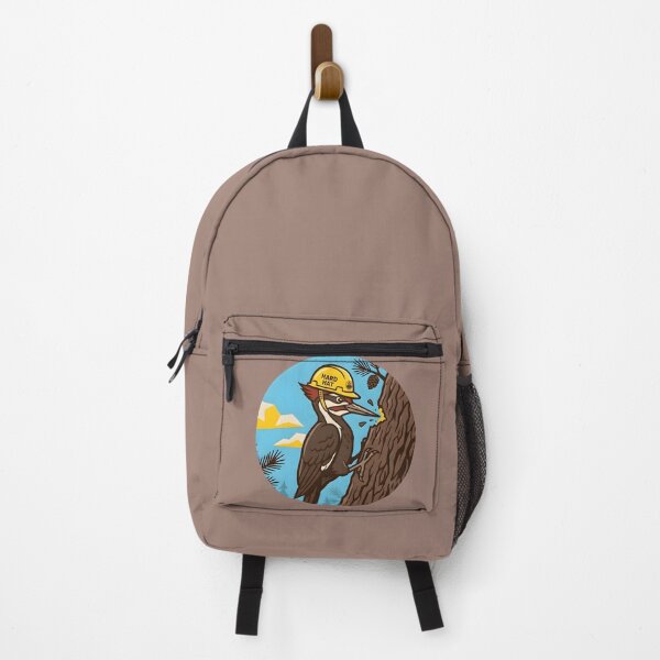 Item preview, Hard at Work: Woodpecker in a Construction Hard Hat designed and sold by Raw Tigers.