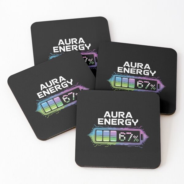 Item preview, Aura Energy at 67 Funny Six Seven Meme Gen Alpha Slang designed and sold by Dressed For  Duty.