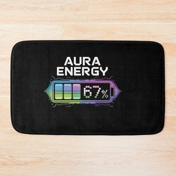 Item preview, Aura Energy at 67 Funny Six Seven Meme Gen Alpha Slang designed and sold by Dressed For  Duty.