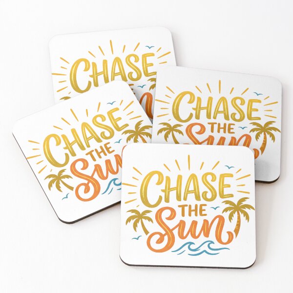 Item preview, Chase the sun typography isolated on a transparent background designed and sold by shadoweeekhan.