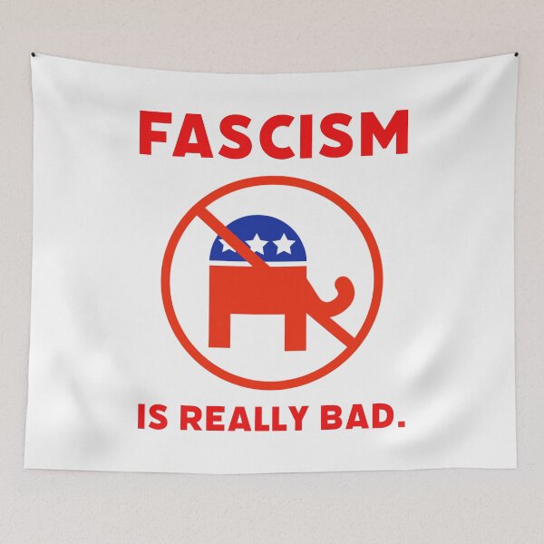 Item preview, Fascism is really bad. designed and sold by Rachel the Artist .