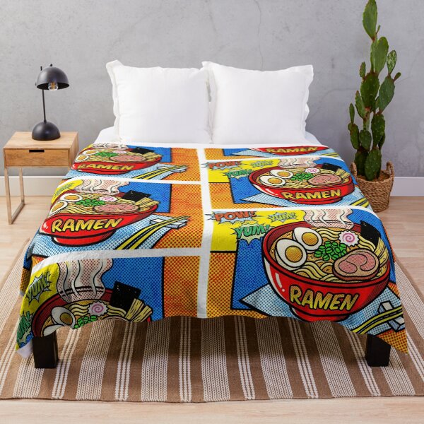 Item preview, Retro Pop Art Ramen Bowl Japanese Noodle Soup Comic Style designed and sold by Krfto.