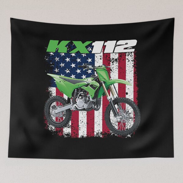 Item preview, KX112 Dirt Bike USA Flag Design designed and sold by FroggyBaBoy.