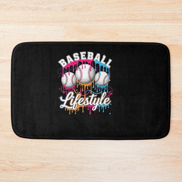 Item preview, Baseball Lifestyle Home Plate Ice Cream Drip designed and sold by Dressed For  Duty.