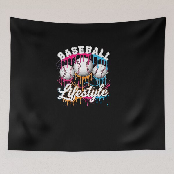 Item preview, Baseball Lifestyle Home Plate Ice Cream Drip designed and sold by Dressed For  Duty.
