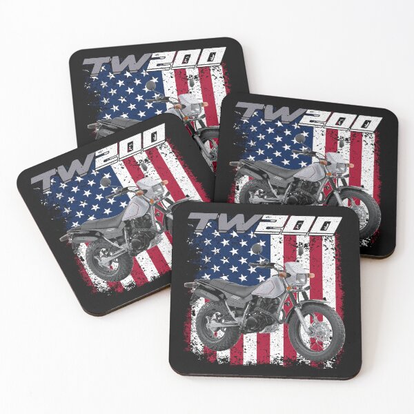 Item preview, TW200 Dual Sport Bike USA Flag Design designed and sold by FroggyBaBoy.