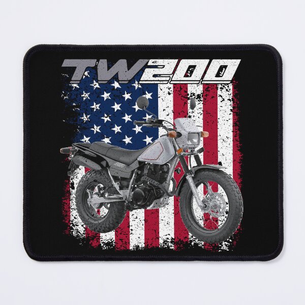 Item preview, TW200 Dual Sport Bike USA Flag Design designed and sold by FroggyBaBoy.