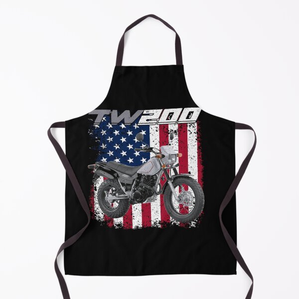Item preview, TW200 Dual Sport Bike USA Flag Design designed and sold by FroggyBaBoy.