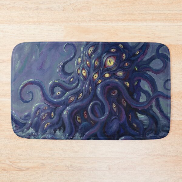 Item preview, Cosmic Horror Many Eyes Tentacle Creature – Eldritch Psychedelic Monster Illustration, Dark Fantasy Weirdcore Aesthetic Art designed and sold by cr6zym1nd.