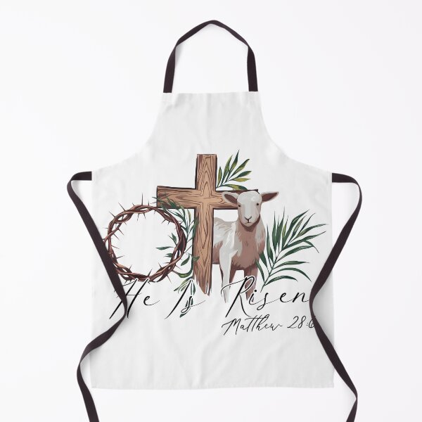 Item preview, He Is Risen Lamb Cross Easter Scripture designed and sold by Dmo3HarkoArt.