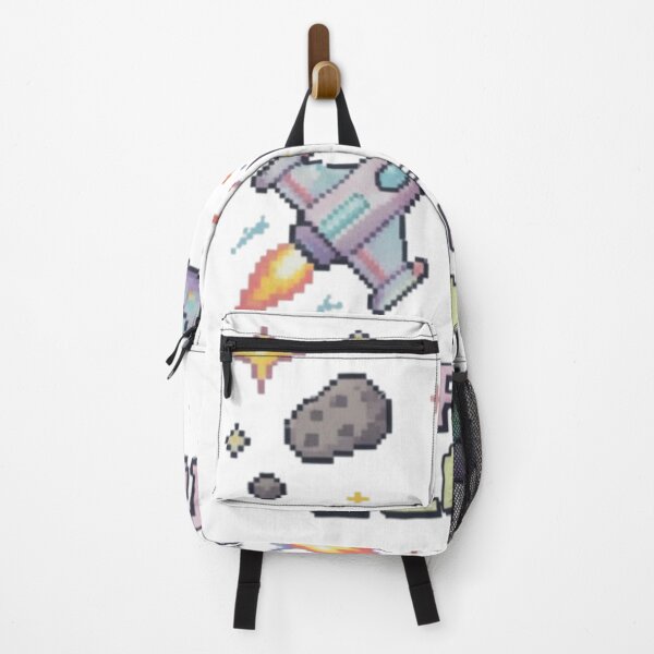 Item preview, Retro Pixel Art Galactic Blast Space Adventure designed and sold by ARYAM..