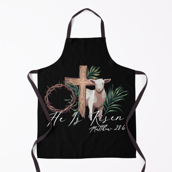 Item preview, He Is Risen Lamb Cross Easter Scripture designed and sold by Dmo3HarkoArt.
