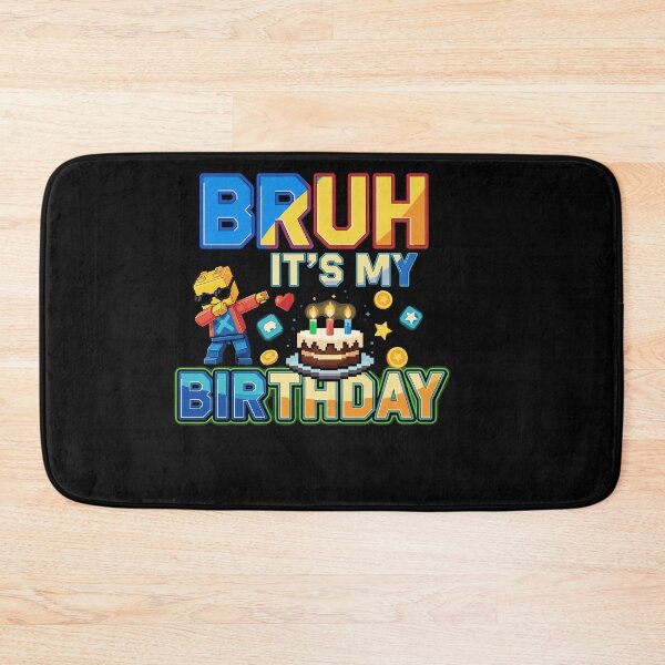 Item preview, Bruh Its My Birthday Master Builder Dabbing Pixel Art designed and sold by Dressed For  Duty.