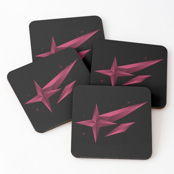 Item preview, Shooting Star Red – Geometric Celestial Design designed and sold by Rafcreatives.
