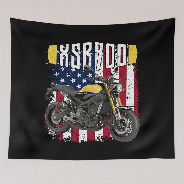 Item preview, XSR900 Retro Sport Bike USA Flag Design designed and sold by FroggyBaBoy.