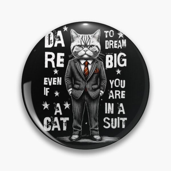 Item preview, Dare To Dream Big - Funny Business Cat In A Suit designed and sold by GenZFashion000.