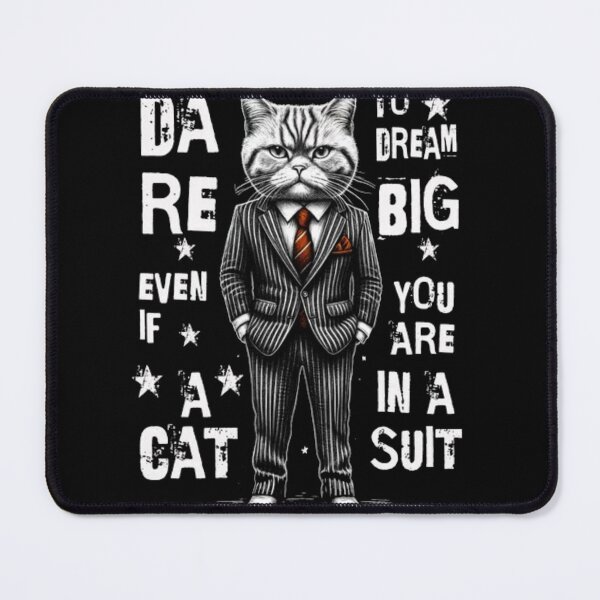 Item preview, Dare To Dream Big - Funny Business Cat In A Suit designed and sold by GenZFashion000.
