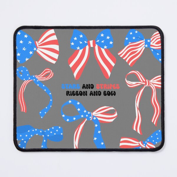 Item preview, Patriotic Stars and Stripes Ribbon Bows – 4th of July 2026 Cute Americana Design designed and sold by artworkathome.