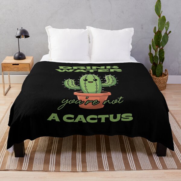 Item preview, Drink Water You’re Not a Cactus – Funny Cute Plant Reminder Design designed and sold by TipTop GFX.