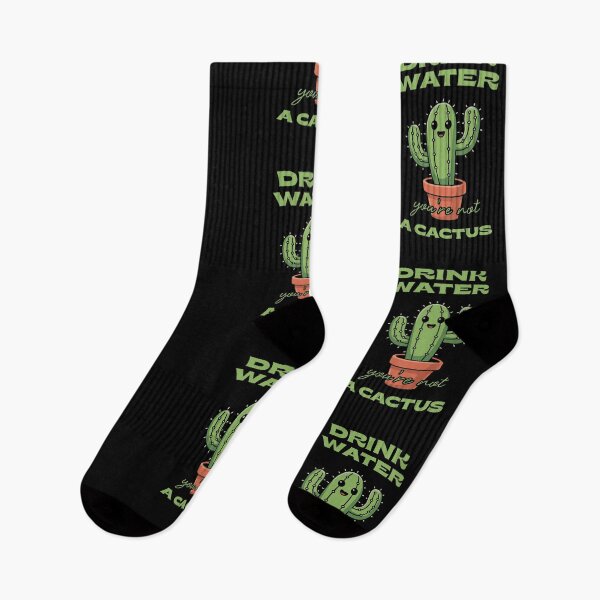 Item preview, Drink Water You’re Not a Cactus – Funny Cute Plant Reminder Design designed and sold by TipTop GFX.