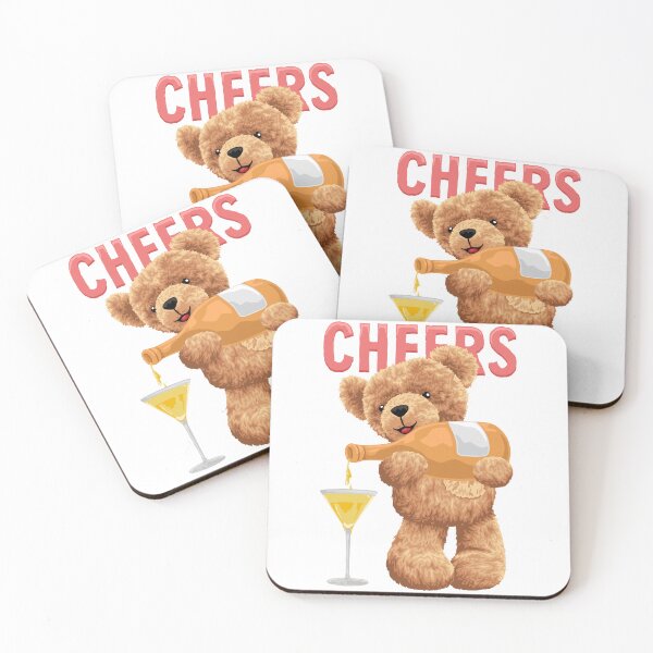 Item preview, Cheers Cute Teddy Bear With Wine designed and sold by Bhonard 21.