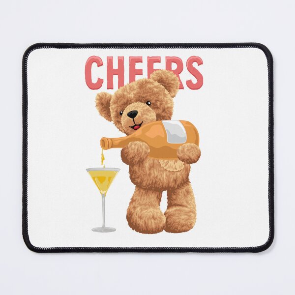 Item preview, Cheers Cute Teddy Bear With Wine designed and sold by Bhonard 21.