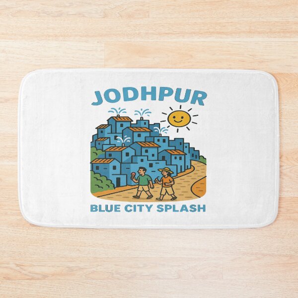Item preview, Jodhpur Blue City Splash | Funny Indian Summer Heat Cool Desert City Vibes designed and sold by Globalcitytees.