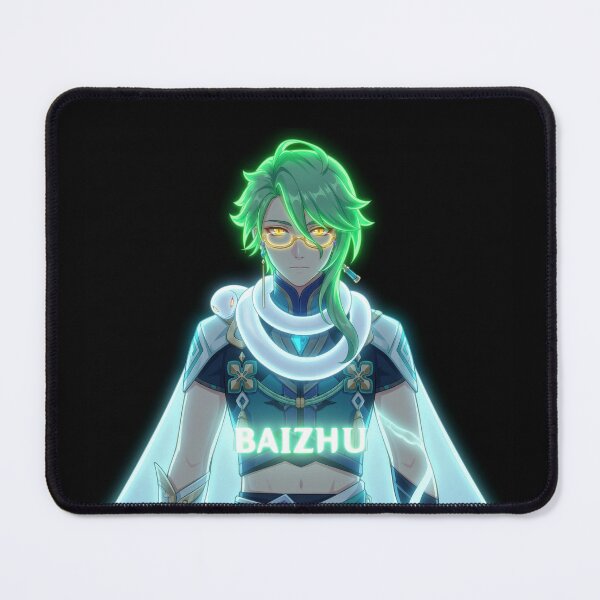 Item preview, Neon Bubu Pharmacist Baizhu - Fan Art Portrait designed and sold by EWCY store.
