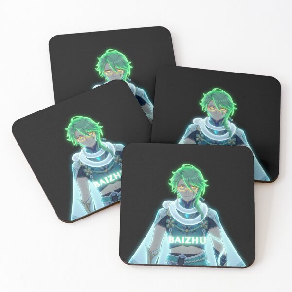 Item preview, Neon Bubu Pharmacist Baizhu - Fan Art Portrait designed and sold by EWCY store.