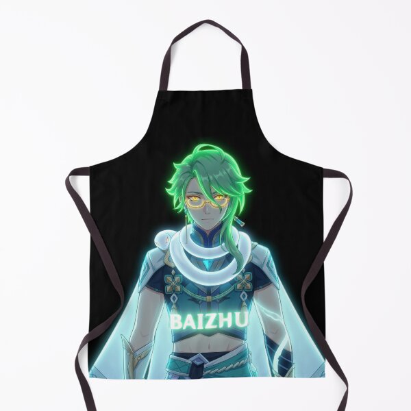 Item preview, Neon Bubu Pharmacist Baizhu - Fan Art Portrait designed and sold by EWCY store.