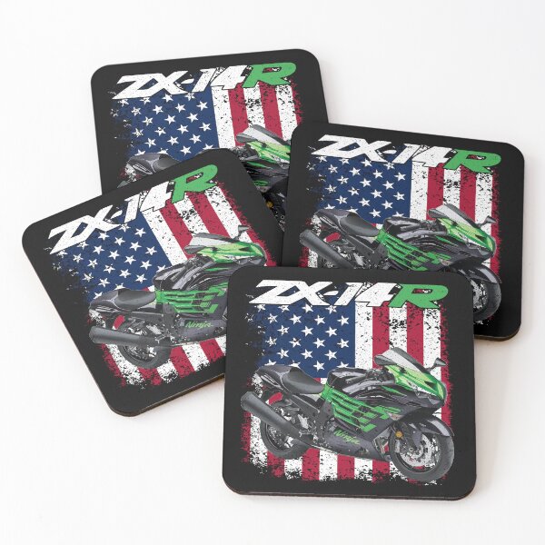Item preview, ZX14R Sportbike USA Flag Design designed and sold by FroggyBaBoy.