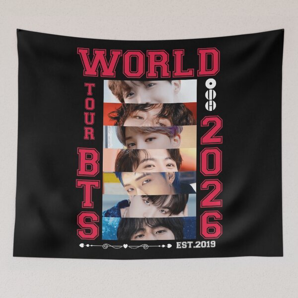 Item preview, BTS World Tour 2026, Kpop BTS Members designed and sold by VexlyPlonk.