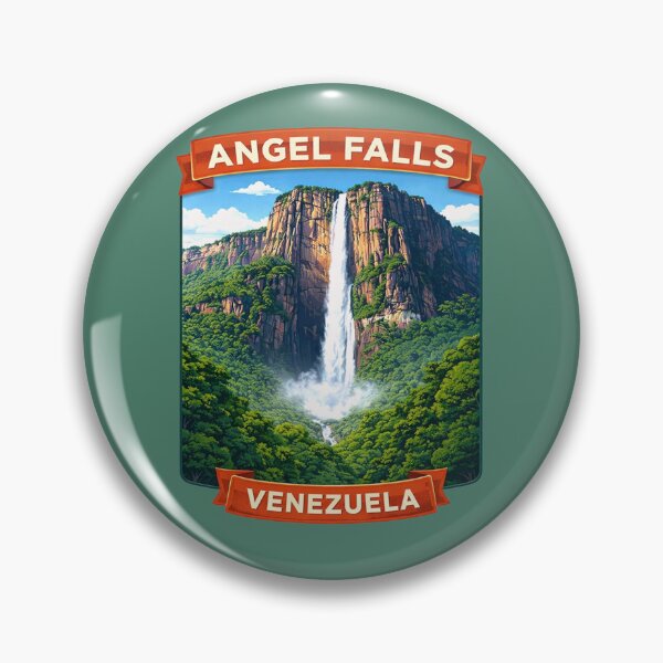 Item preview, Angel Falls, Venezuela  - World's Tallest Waterfall designed and sold by Myra365Art.