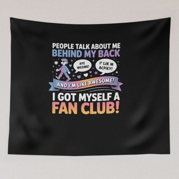 Item preview, People Talk About Me Behind My Back And I'm Like Awesome designed and sold by Dressed For  Duty.