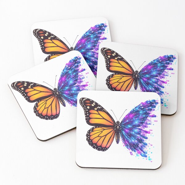 Item preview, Digital Eden - Glitch Butterfly Pixel Art designed and sold by Antonrec86.