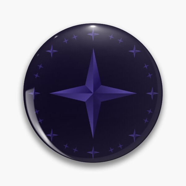 Item preview, Star Compass Purple – Geometric Celestial Design designed and sold by Rafcreatives.