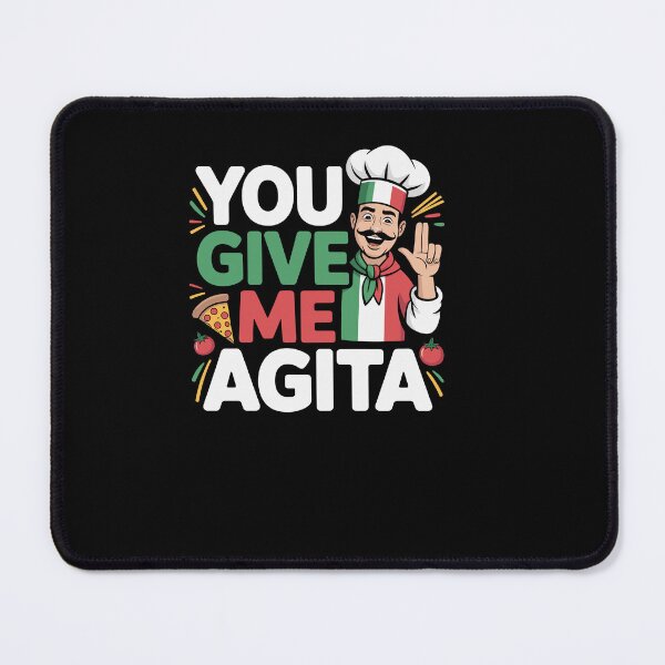 Item preview, You Give Me Agita Italian Slang Saying Funny Italia Flag designed and sold by Dressed For Duty.