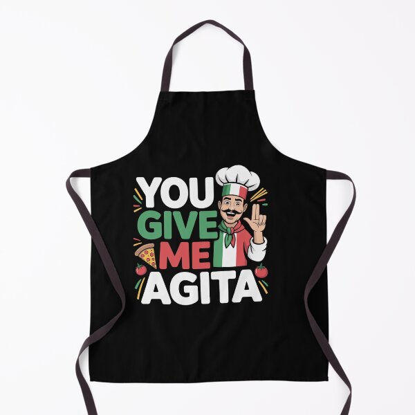 Item preview, You Give Me Agita Italian Slang Saying Funny Italia Flag designed and sold by Dressed For Duty.