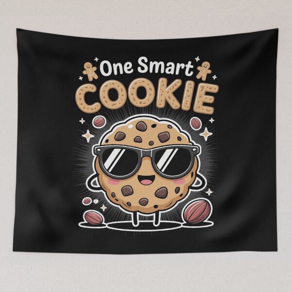 Item preview, One Smart-Cookie Cute Meme Kawaii Style Pun Chocolate Chip designed and sold by EllenJast.