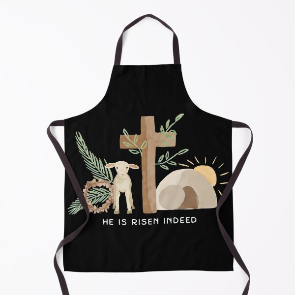 Item preview, He Is Risen Indeed Easter Lamb Cross designed and sold by Dmo3HarkoArt.