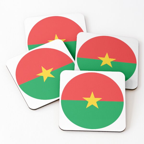 Item preview, Burkina Faso Round Flag Burkinabe Heritage designed and sold by NTGUILTY.