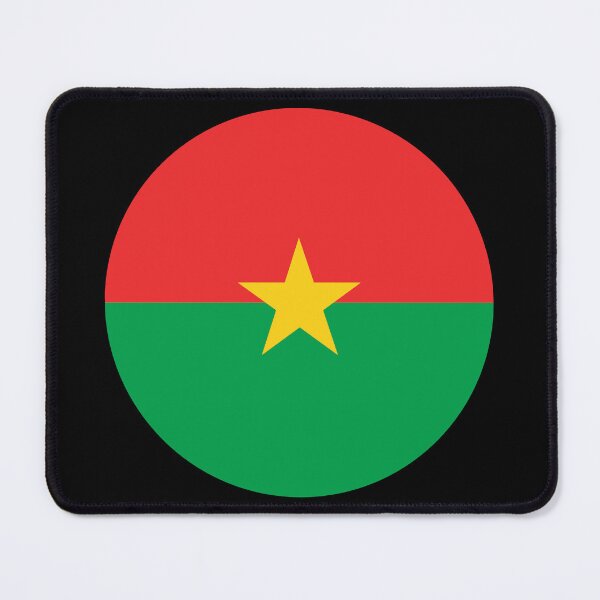 Item preview, Burkina Faso Round Flag Burkinabe Heritage designed and sold by NTGUILTY.