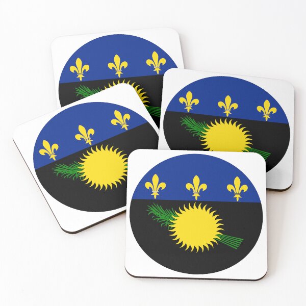 Item preview, Guadeloupe Round Flag Patriotic Caribbean Heritage designed and sold by NTGUILTY.