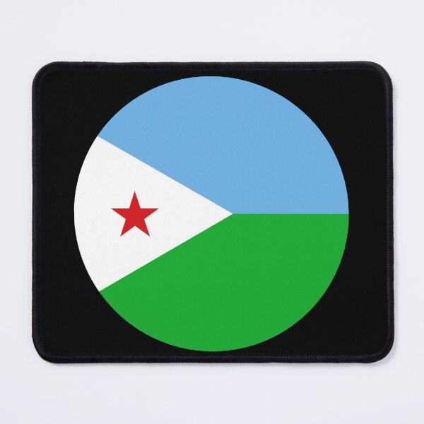 Item preview, Djibouti Round Flag Djiboutian Patriotic Heritage designed and sold by NTGUILTY.