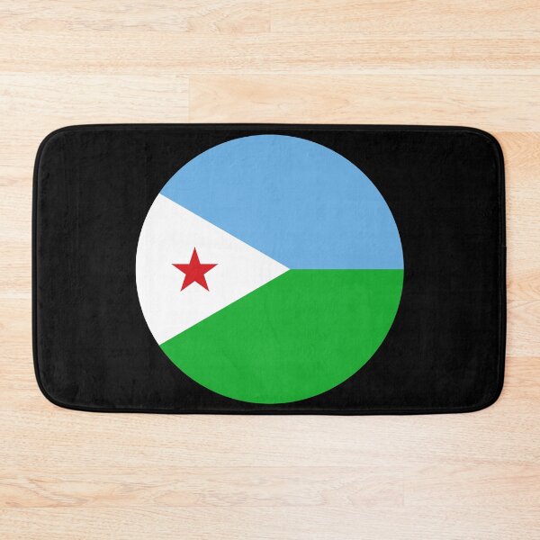 Item preview, Djibouti Round Flag Djiboutian Patriotic Heritage designed and sold by NTGUILTY.