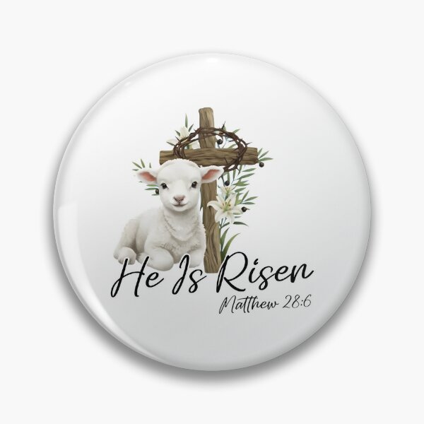 Item preview, He Is Risen Lamb Cross Easter Christian designed and sold by Dmo3HarkoArt.